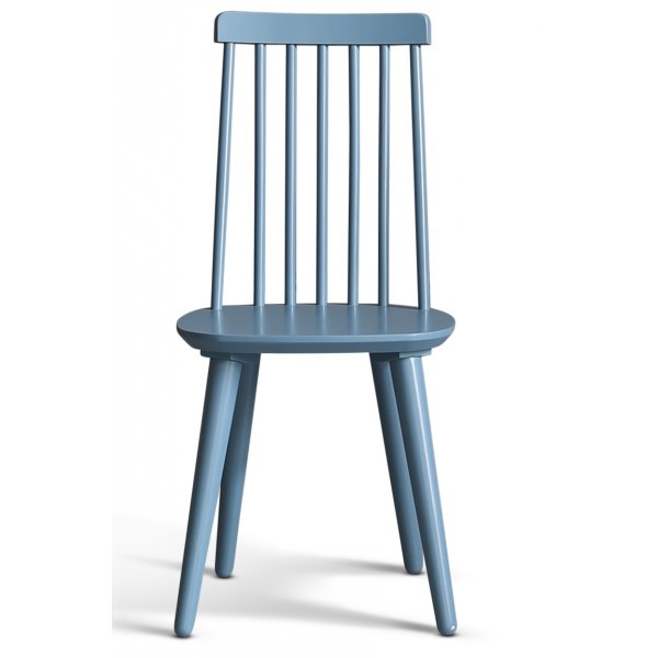 Ruokailuryhmä: Pyöreä pöytä tammea/valkoista ja 4 kyyhkysensinistä rottinkituolia + 3.00 x Huonekalujen jalat Ruokailuryhmä: Pyöreä pöytä tammea/valkoista ja 4 kyyhkysensinistä rottinkituolia + 3.00 x Huonekalujen jalat