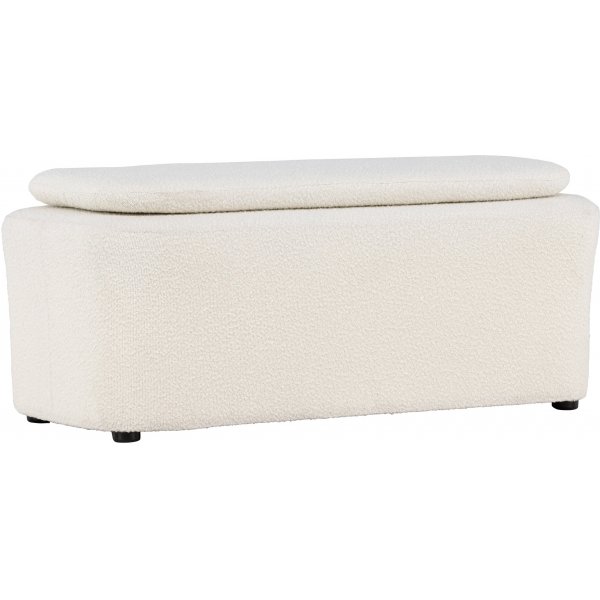 Laurel pouf - Valkoinen boucle