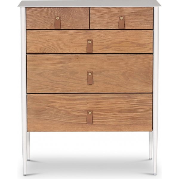 Flash lipasto - Valkoinen/ljytty tammi