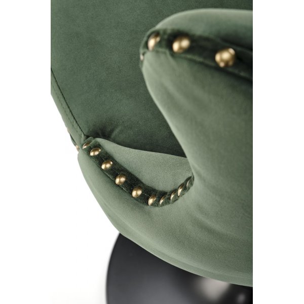 Tummanvihreä baarijakkara kaasujousella Tummanvihreä baarijakkara kaasujousella