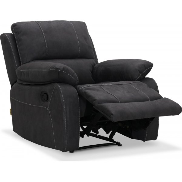 Texas manuaalinen lepotuoli - Harmaa kangas Texas manuaalinen lepotuoli - Harmaa kangas