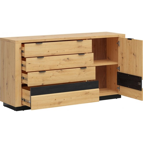 Ostia senkki - Artisan tammi/musta tammi