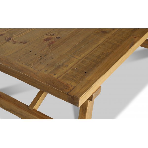 Woodforge vintage -sohvap�yt� kierr�tyspuusta + Huonekalujen puhdistus