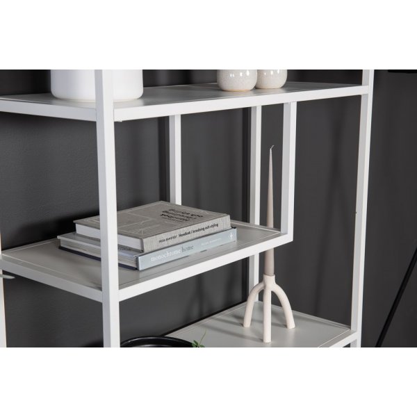 Junan kirjahylly - valkoinen