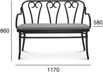 No 16 penkki - Valinnainen rungon ja verhoilun väri No 16 penkki - Valinnainen rungon ja verhoilun väri