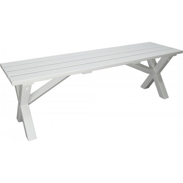 Scottsdale-penkki 140 cm - Valkoinen Scottsdale-penkki 140 cm - Valkoinen