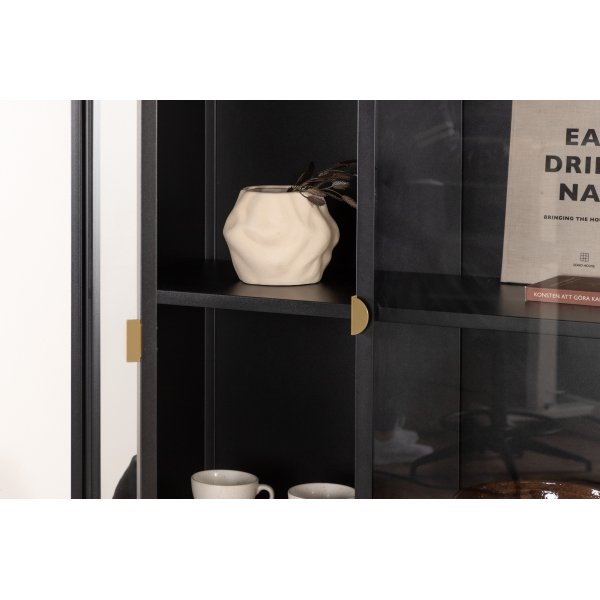 Alexanderin vitriinikaappi - musta