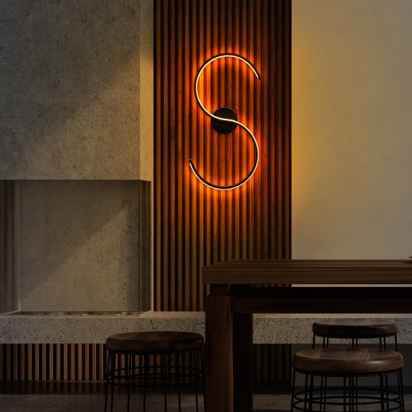 Es seinävalaisin - musta Es seinävalaisin - musta