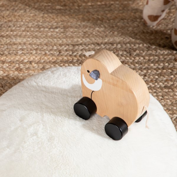 Ruston Pouf - valkoinen Ruston Pouf - valkoinen