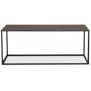 Mio Sohvapöytä 120 x 60 cm - Ruskea tammiviilu / musta Mio Sohvapöytä 120 x 60 cm - Ruskea tammiviilu / musta