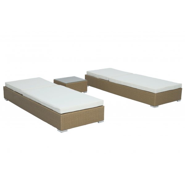 Aurinkotuolit 2 kpl pydll - Luonnonvrinen rottinki