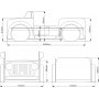 Jeep Army - Auton snky - 90 x 190 cm