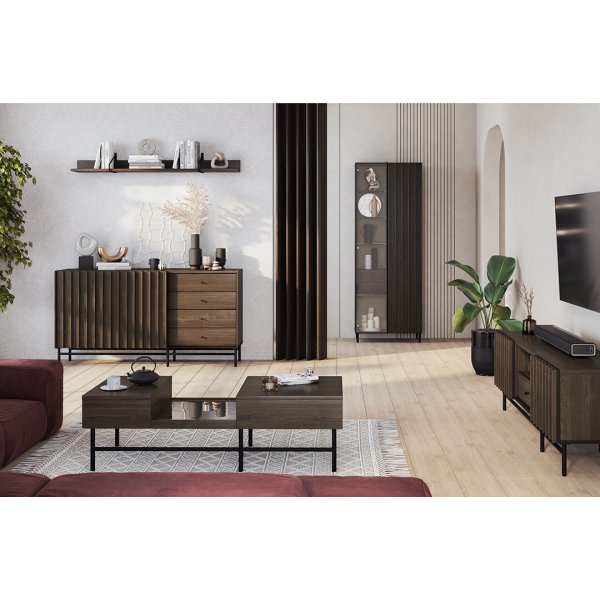 Piemonten kaappi - Portland tuhka/musta Piemonten kaappi - Portland tuhka/musta