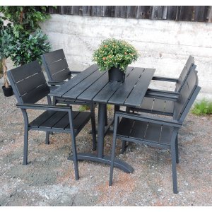 Denver ruokapöytä 120 x 70 cm - Musta Denver ruokapöytä 120 x 70 cm - Musta