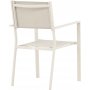 Ruokailuryhm; 6 tuolia ja ruokapyt 205 x 90 cm beige - Copacabana