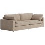 Moby 4-istuttava sohva 266 cm - Tumman beige