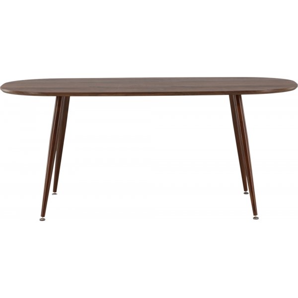 Sanford ruokapöytä 180 x 90 cm - Tummanruskea Sanford ruokapöytä 180 x 90 cm - Tummanruskea