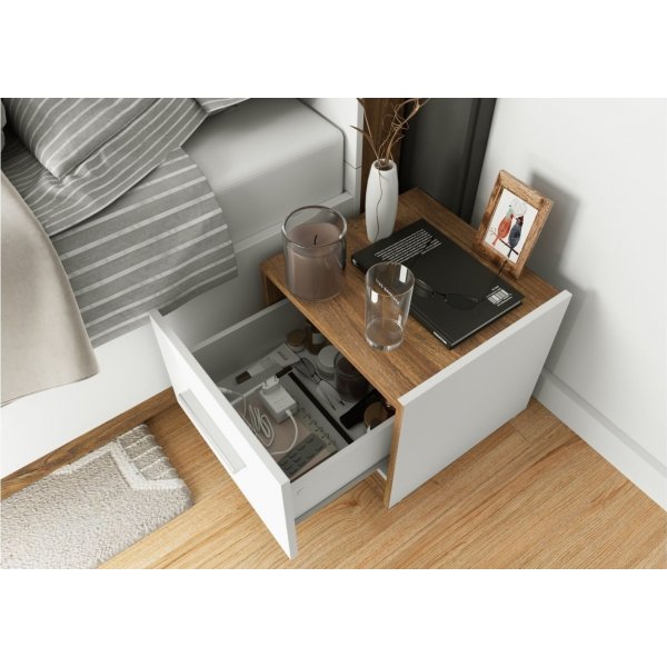 Dentro ypyt oikea - Valkoinen/stirlingtammi