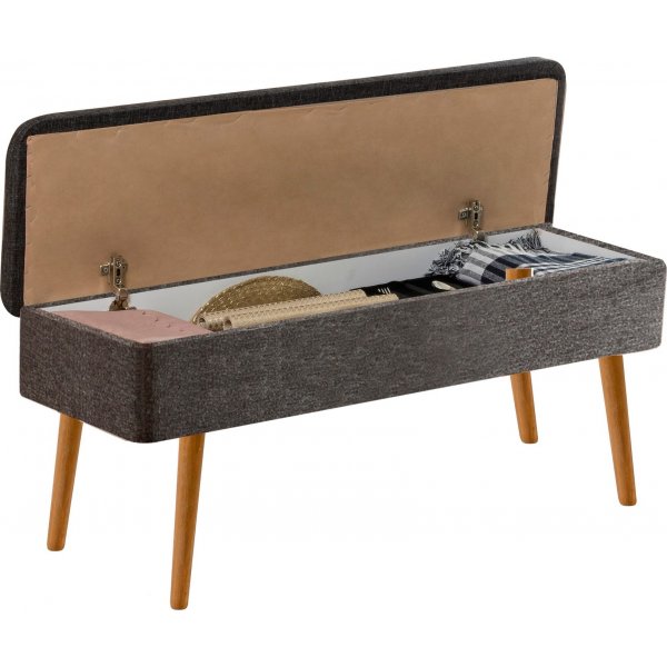 Vina penkki - mänty/antrasiitti Vina penkki - mänty/antrasiitti