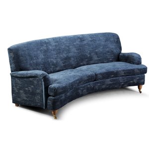 Howard Luxor Club kaareva 4-istuttava sohva - Valinnainen vri