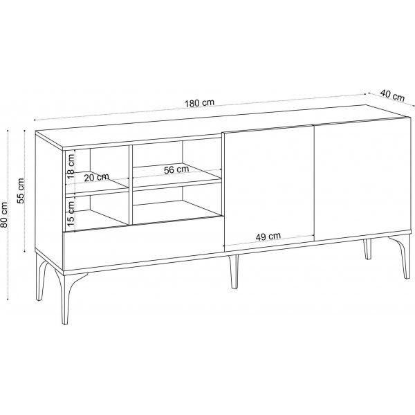 Orela mediapenkki - tammi Orela mediapenkki - tammi