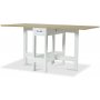 Signum Knock Table - valkoinen/tammi