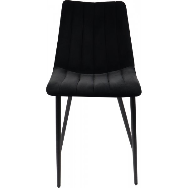 Kayla-tuoli - Musta sametti