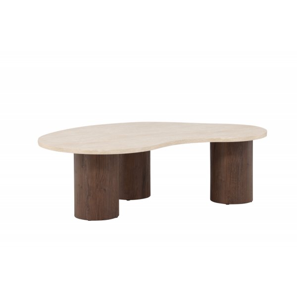 Megg-sohvapyt 130x78 cm - Mokka / Travertiini