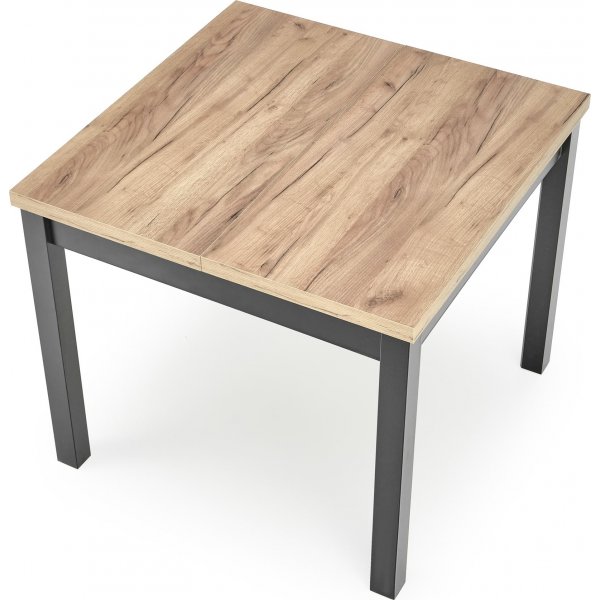 Callahan ruokapöytä 90-125 x 90 cm - Craft tammi/musta Callahan ruokapöytä 90-125 x 90 cm - Craft tammi/musta