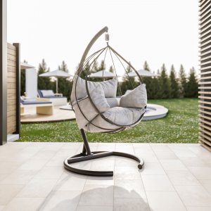 Mavera riipputuoli - valkoinen/antrasiitti + Huonekalujen hoitosarja tekstiileille Mavera riipputuoli - valkoinen/antrasiitti + Huonekalujen hoitosarja tekstiileille