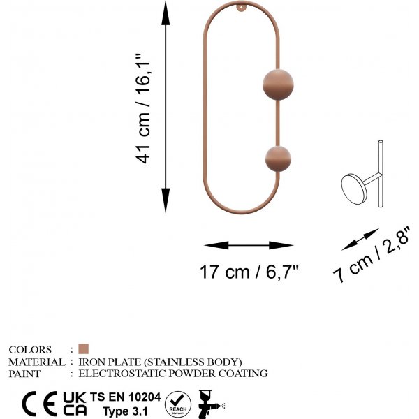Kriketin vaateripustin - kupari Kriketin vaateripustin - kupari
