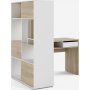 Function Plus -pyt 135,2 x 100,2 x 153 cm - Valkoinen/tammi