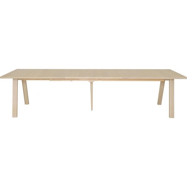 Sandholmen ruokap�yt� 220 x 100 cm - Valkoinen pigmentoitu tammi