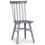 Edge ruokailuryhm; Ruokapyt valkoinen HPL 190x90 cm ja 6 harmaata Orust-ruoko-tuolia + 4.00 x Huonekalujen jalat
