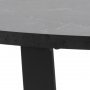 Amble pyre ruokapyt 110 cm - Musta / marmori