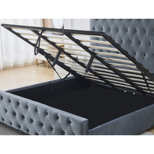 S�ngynrunko s�ngynp��dyll� 180 x 200 cm - Harmaa