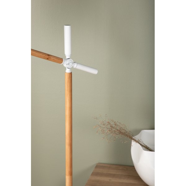 Ruff-lattiavalaisin - valkoinen Ruff-lattiavalaisin - valkoinen