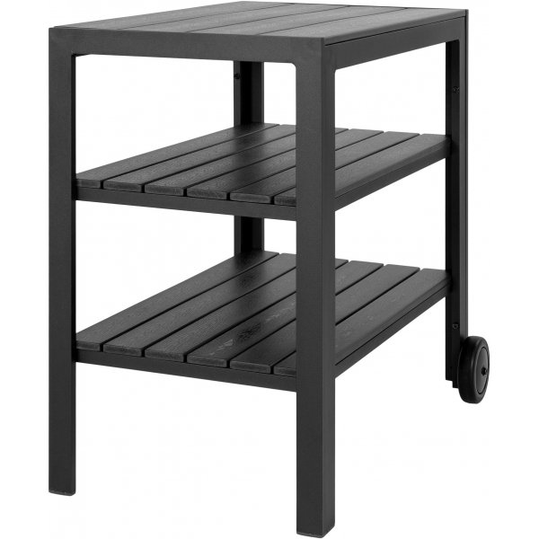 Taormina tarjoiluvaunu - musta