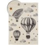 Lasten matto Mitchell Balloon - harmaa/valkoinen
