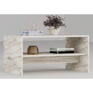 Apollon sohvapöytä 90 x 45 cm - Efes-marmori Apollon sohvapöytä 90 x 45 cm - Efes-marmori