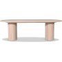 PiPi soikea ruokapyt 240 cm - Whitewash