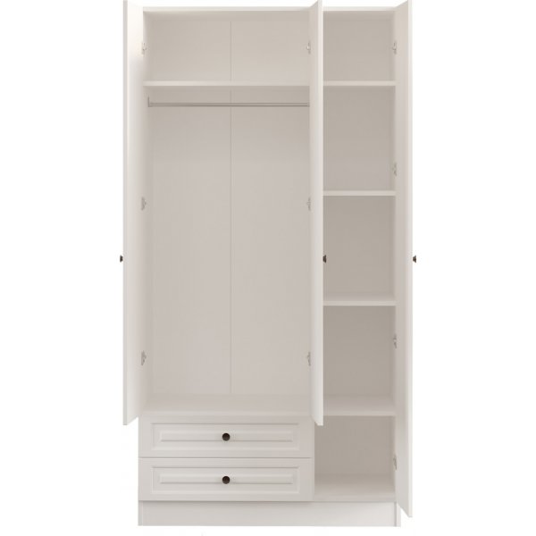 Ingo vaatekaappi 1 - valkoinen