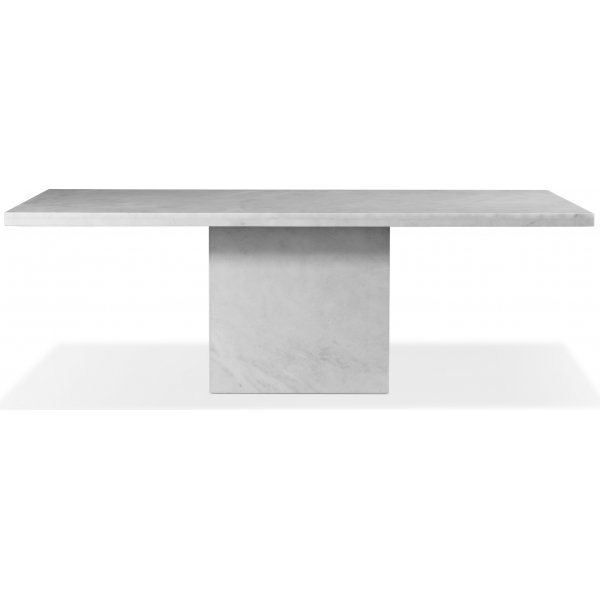 Pegani ruokapyt valkoinen marmori - 215x110 cm