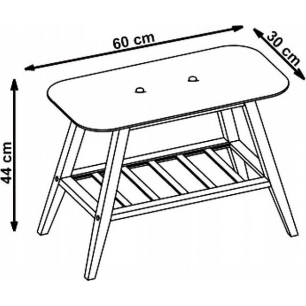 Tule penkiksi 60 cm - harmaa Tule penkiksi 60 cm - harmaa