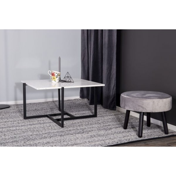 Sohvapöytä Bivo - Musta / Valkoinen Terrazzo Sohvapöytä Bivo - Musta / Valkoinen Terrazzo