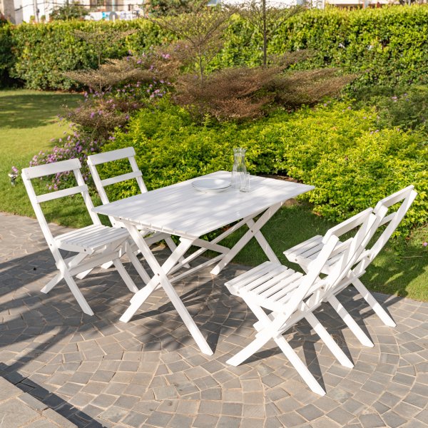 Bj�rk� ulkotuoli - Valkoinen