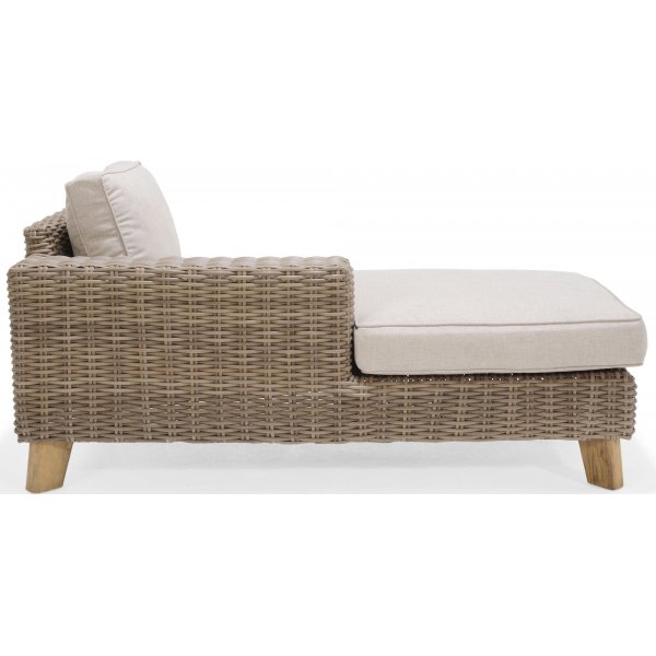 Bahama lounge ryhmä 3 - beige/tiikki Bahama lounge ryhmä 3 - beige/tiikki