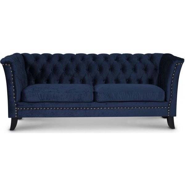 Chesterfield Liverpool 2 istuttava sohva - Blue Velvet