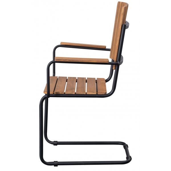 Holmsund pinottava tuoli - Musta/Akaasia