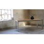 Alva teak pyt galvanoitua terst 190x90 cm